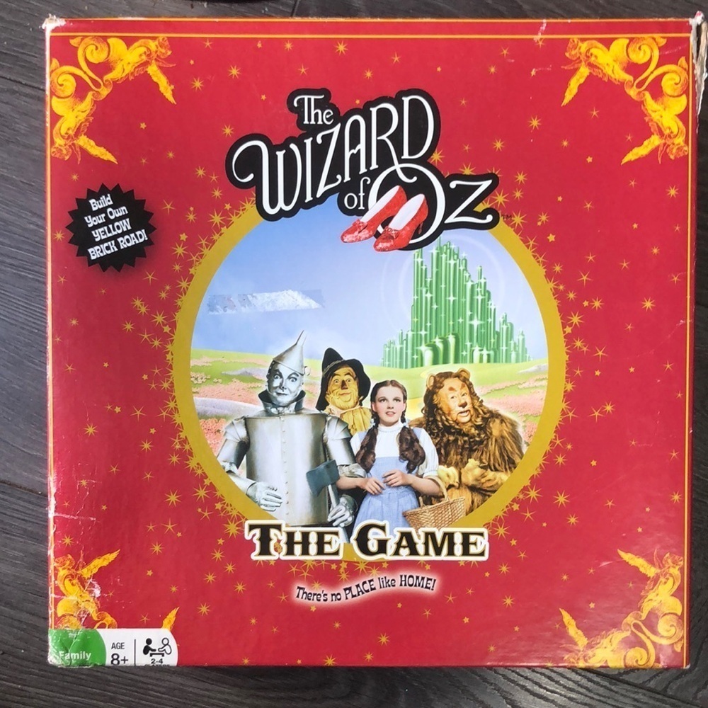 Wizard of Oz Board Game Fundex 2009 Complete Clean Family Ages 8 Movie